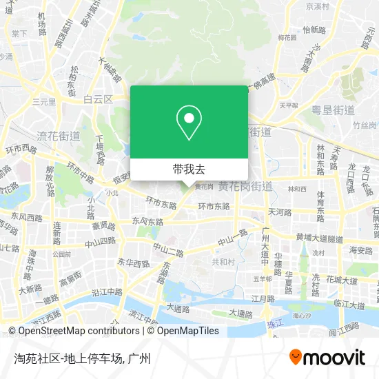 淘苑社区-地上停车场地图