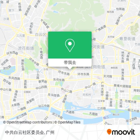 中共白云社区委员会地图