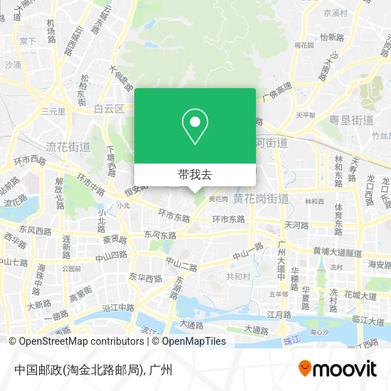 中国邮政(淘金北路邮局)地图