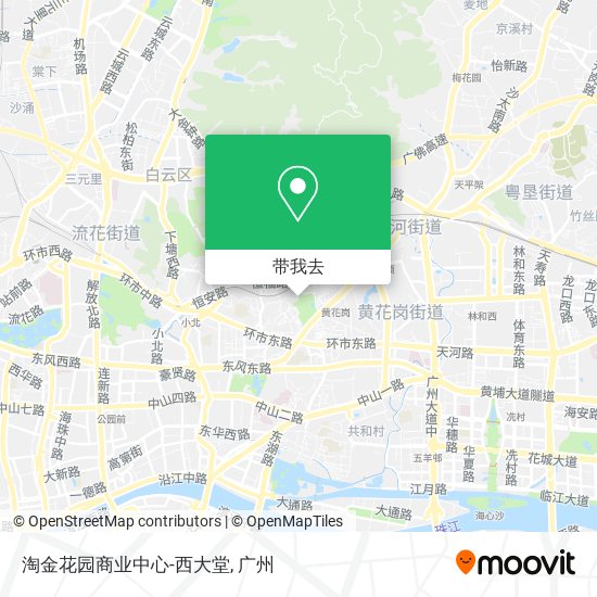 淘金花园商业中心-西大堂地图