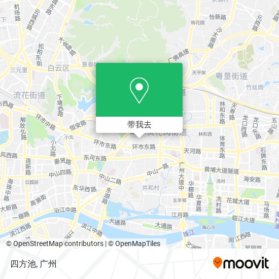 四方池地图