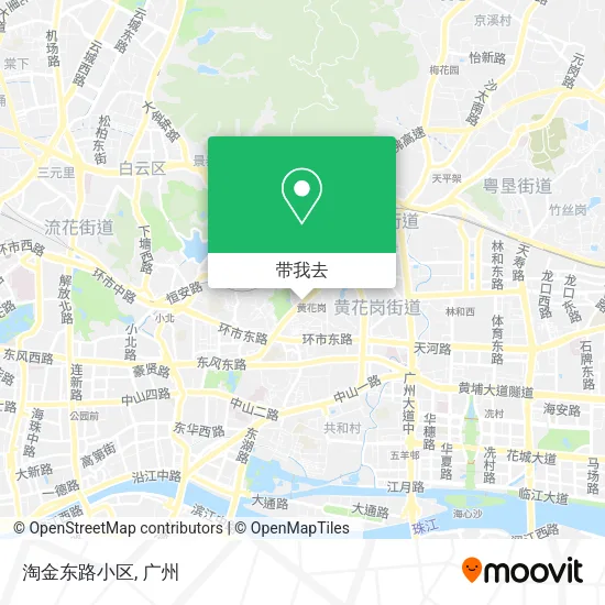淘金东路小区地图