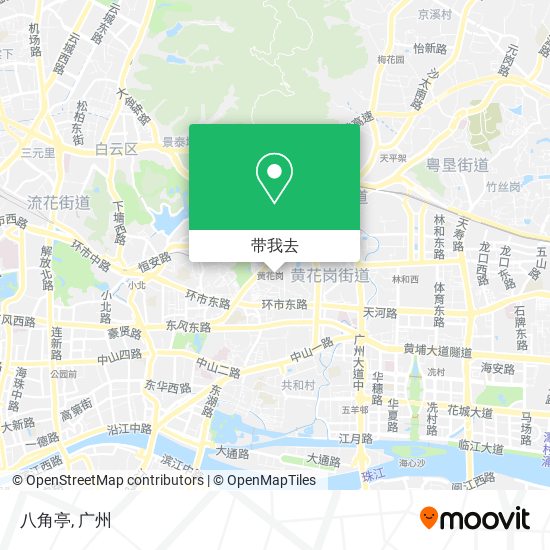 八角亭地图