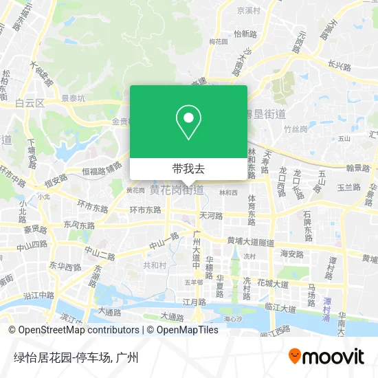 绿怡居花园-停车场地图