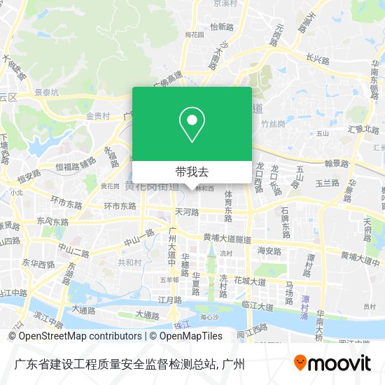 广东省建设工程质量安全监督检测总站地图