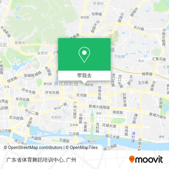 广东省体育舞蹈培训中心地图