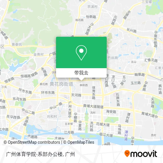 广州体育学院-系部办公楼地图