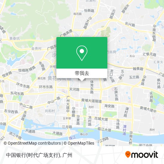 中国银行(时代广场支行)地图