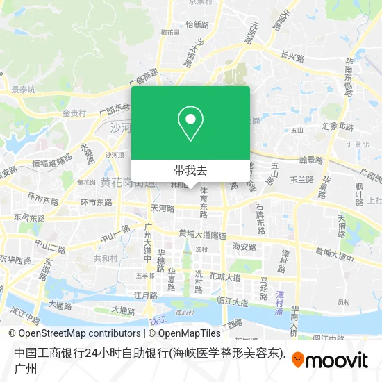中国工商银行24小时自助银行(海峡医学整形美容东)地图