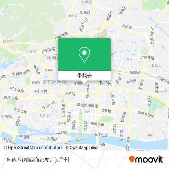 肯德基(柏西商都餐厅)地图