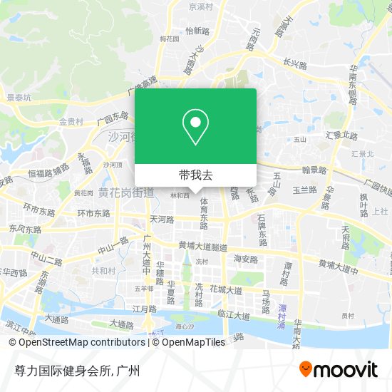 尊力国际健身会所地图