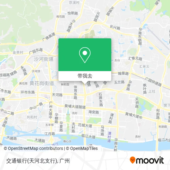 交通银行(天河北支行)地图