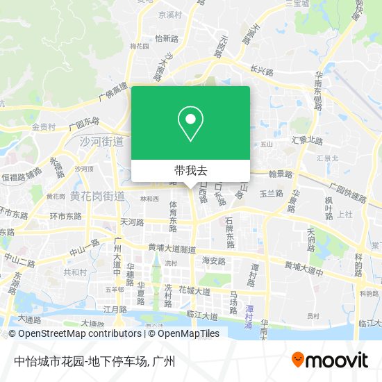 中怡城市花园-地下停车场地图