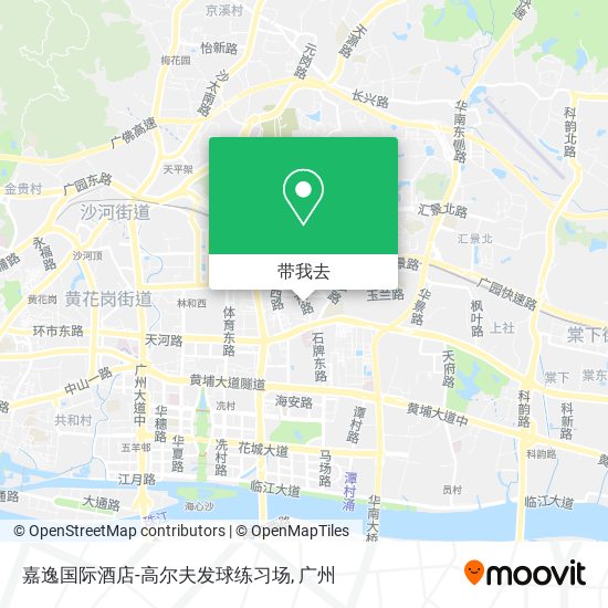 嘉逸国际酒店-高尔夫发球练习场地图