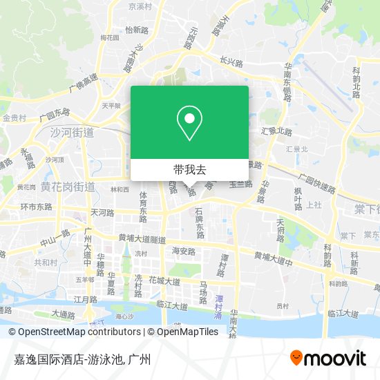 嘉逸国际酒店-游泳池地图