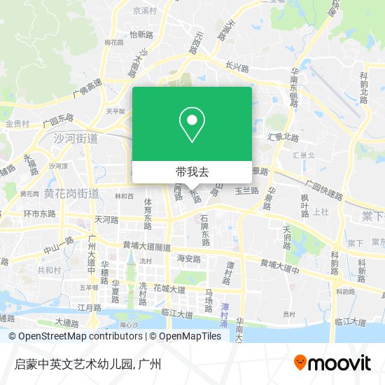 启蒙中英文艺术幼儿园地图
