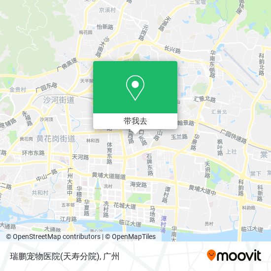 瑞鹏宠物医院(天寿分院)地图