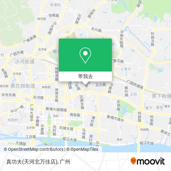 真功夫(天河北万佳店)地图
