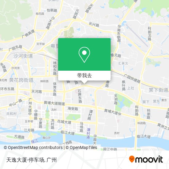 天逸大厦-停车场地图