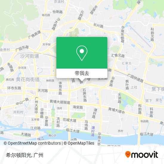 希尔顿阳光地图