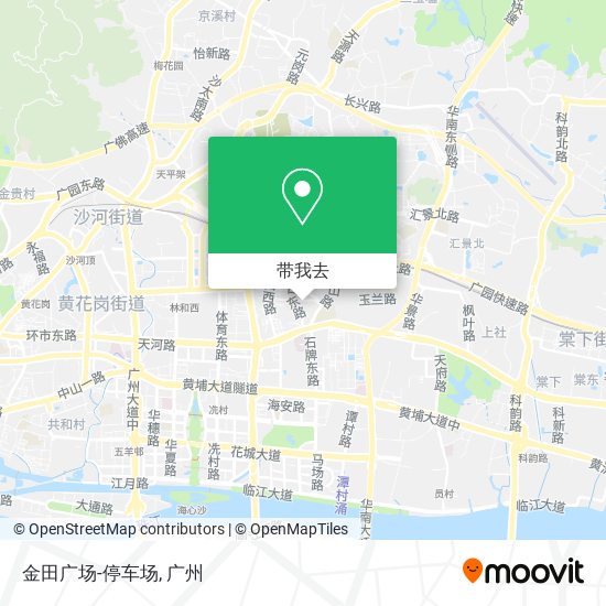 金田广场-停车场地图