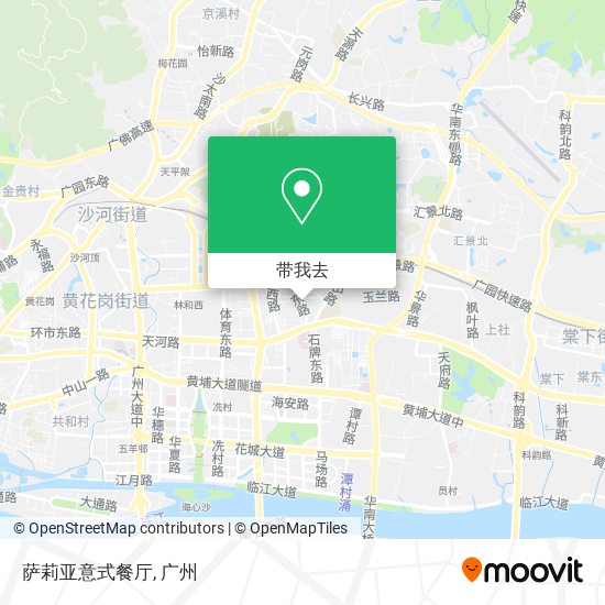 萨莉亚意式餐厅地图