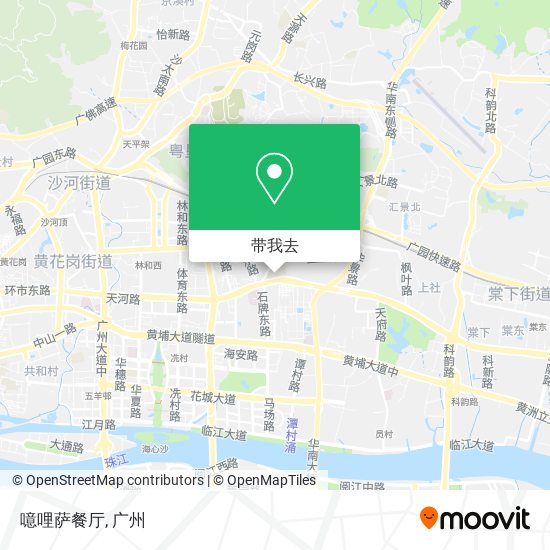 噫哩萨餐厅地图