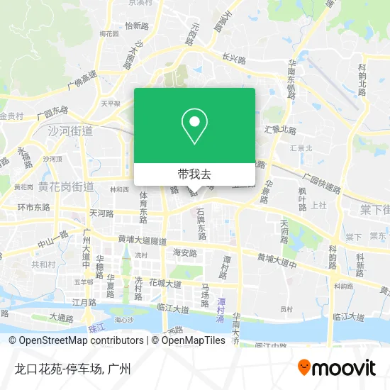 龙口花苑-停车场地图