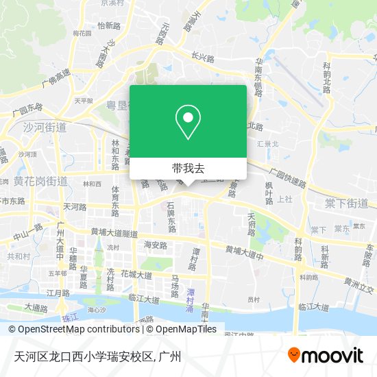 天河区龙口西小学瑞安校区地图