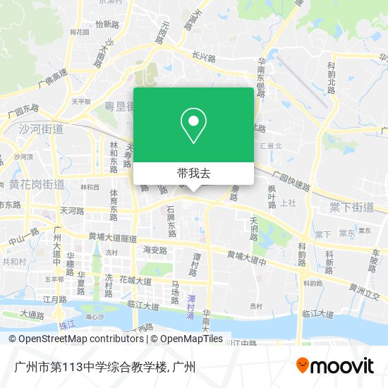 广州市第113中学综合教学楼地图
