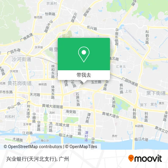 兴业银行(天河北支行)地图