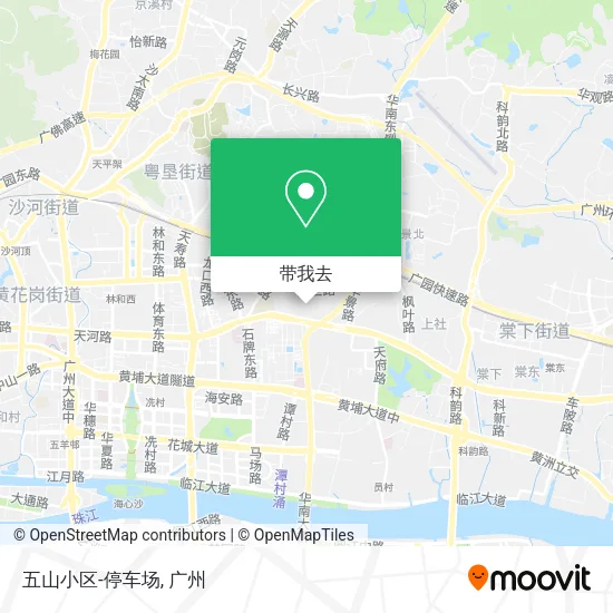 五山小区-停车场地图