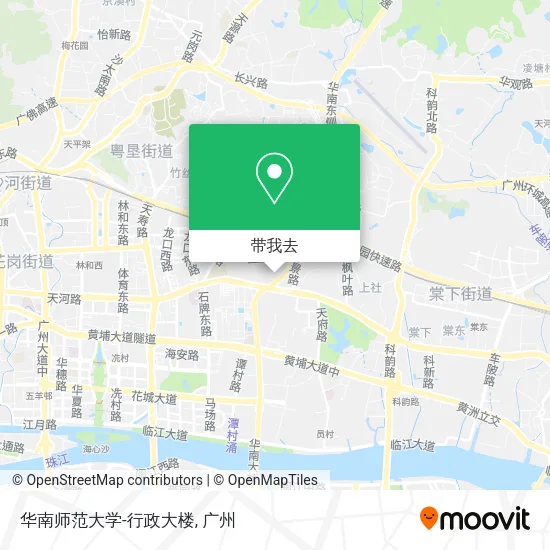 华南师范大学-行政大楼地图