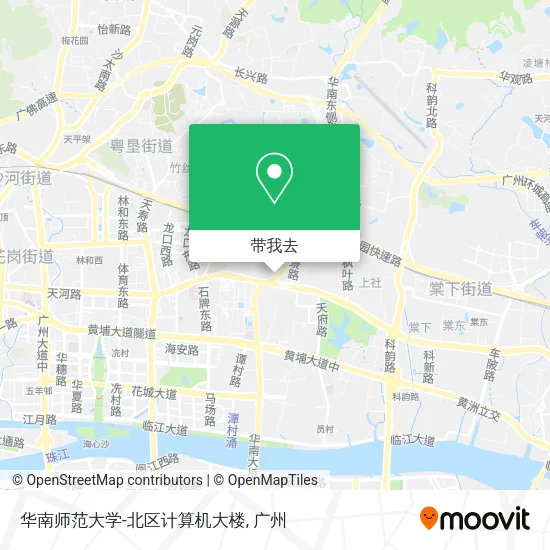 华南师范大学-北区计算机大楼地图