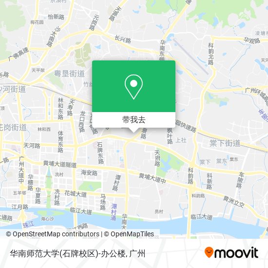 华南师范大学(石牌校区)-办公楼地图