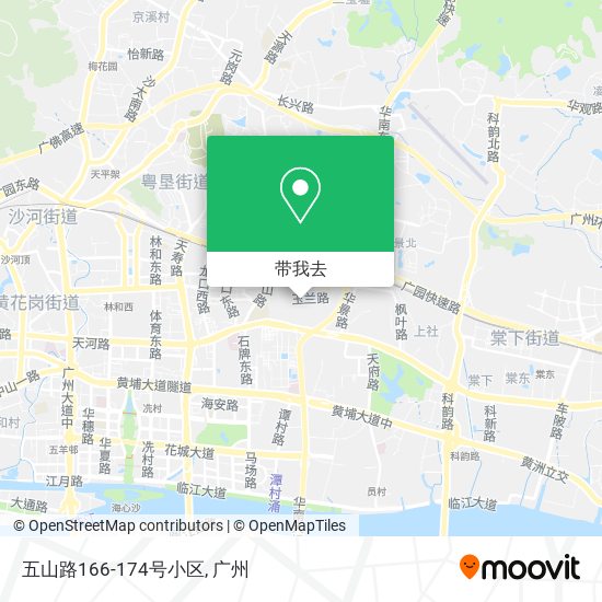 五山路166-174号小区地图