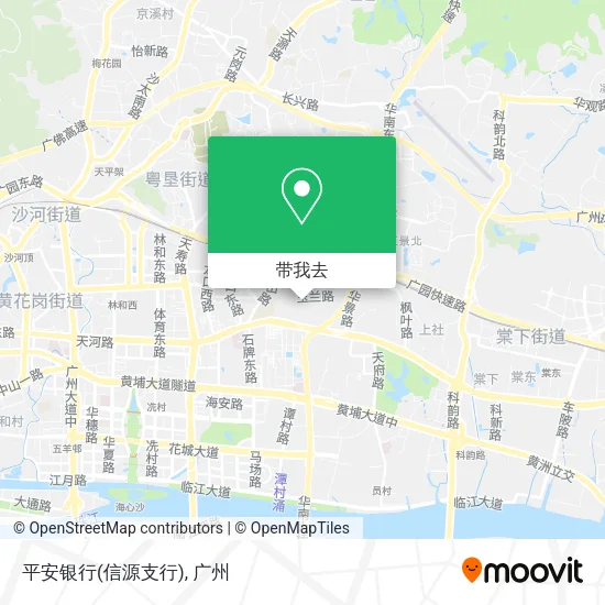 平安银行(信源支行)地图