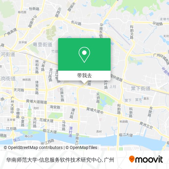 华南师范大学-信息服务软件技术研究中心地图