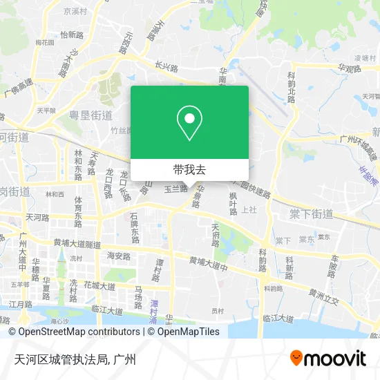 天河区城管执法局地图