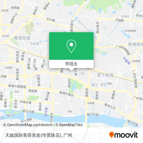 天懿国际美容美发(华景路店)地图