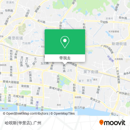 哈呗斯(华景店)地图