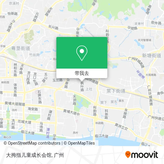 大拇指儿童成长会馆地图