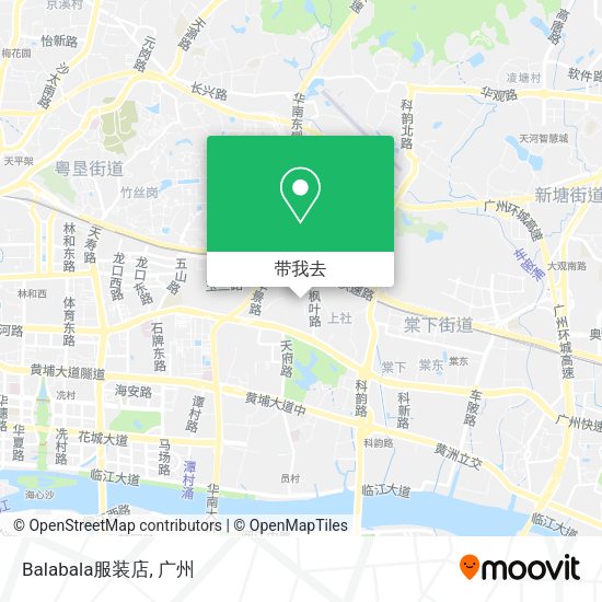 Balabala服装店地图