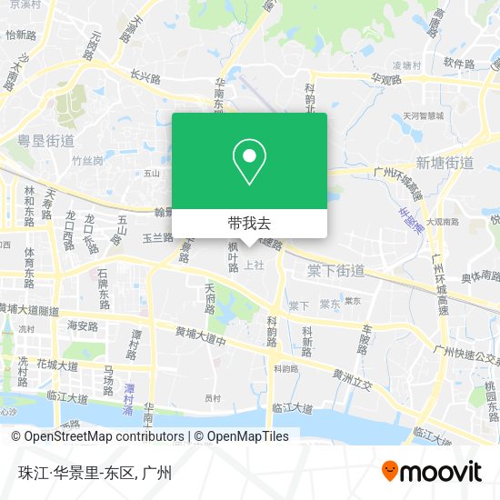 珠江·华景里-东区地图