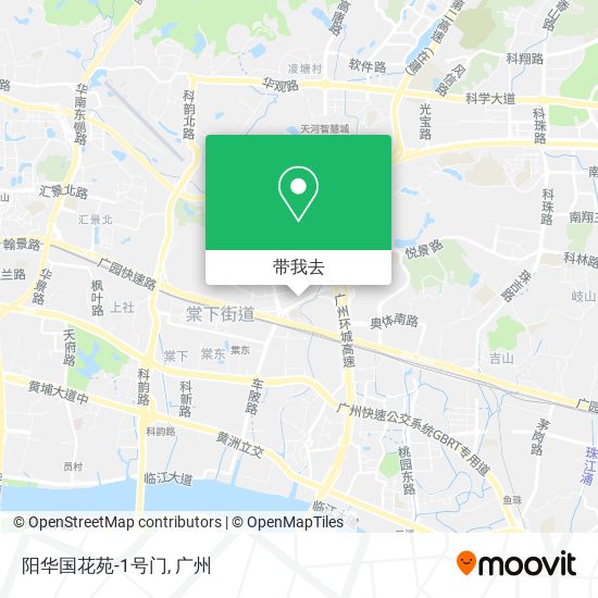 阳华国花苑-1号门地图