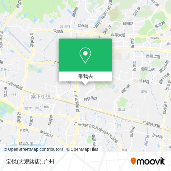 宝悦(大观路店)地图