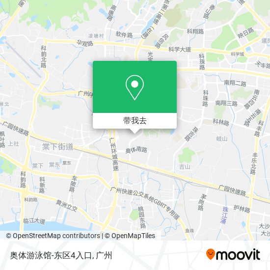 奥体游泳馆-东区4入口地图