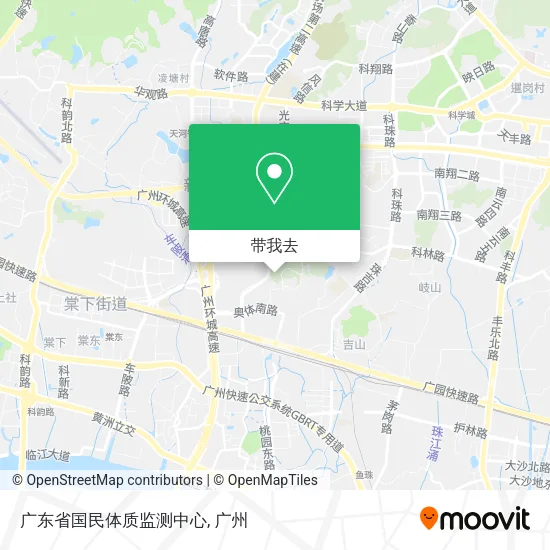 广东省国民体质监测中心地图