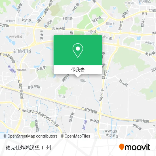 德克仕炸鸡汉堡地图