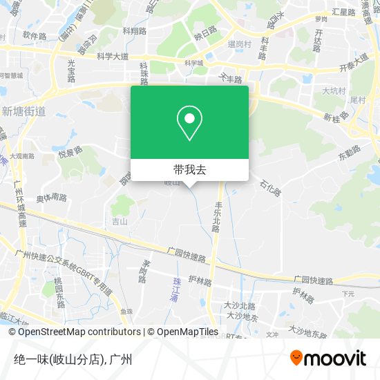 绝一味(岐山分店)地图